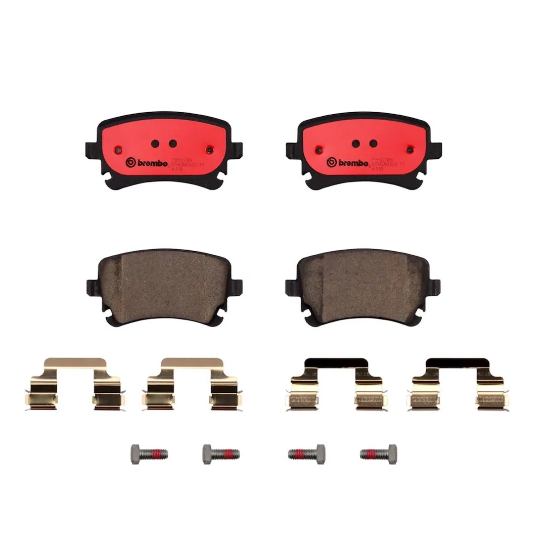 P85076N – BREMBO Brake Pad, FMSI Number D1018-7921 Ceramic Set Of 4 With Hardware